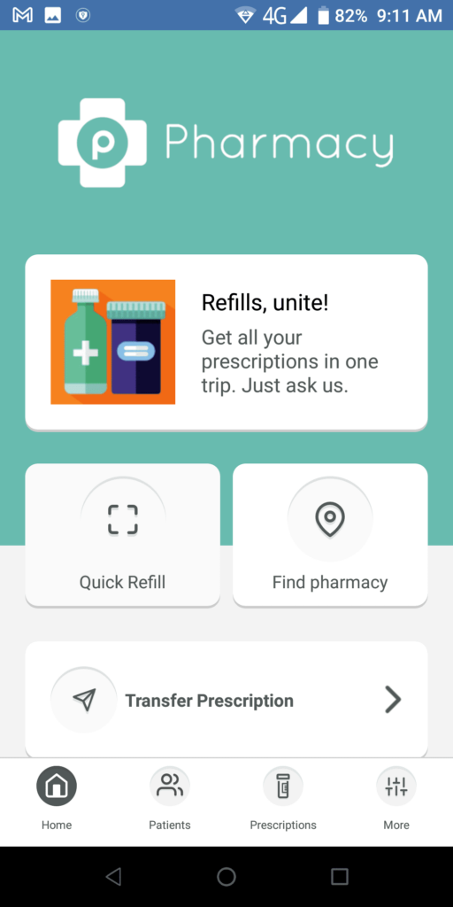 Publix Pharmacy Homepage