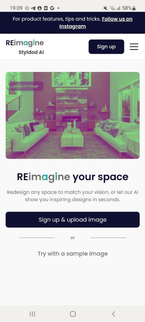 REimagine Homepage