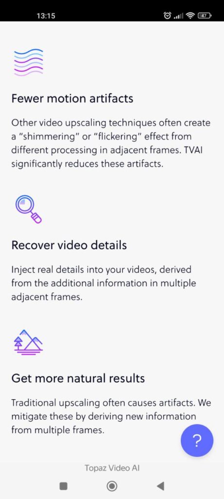 Topaz Video AI Функции
