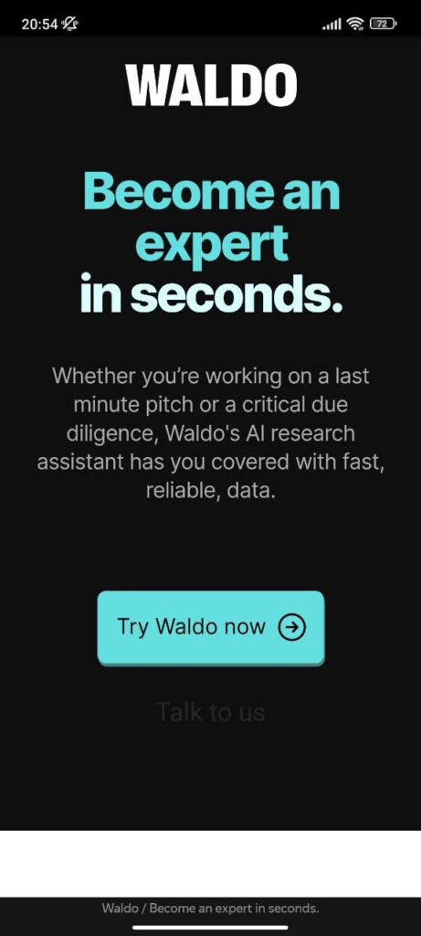 Waldo Запуск