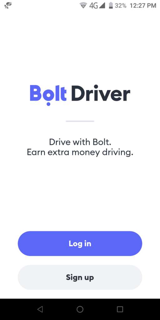 Bolt Driver Login