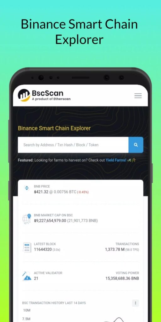 BscScan Explorer