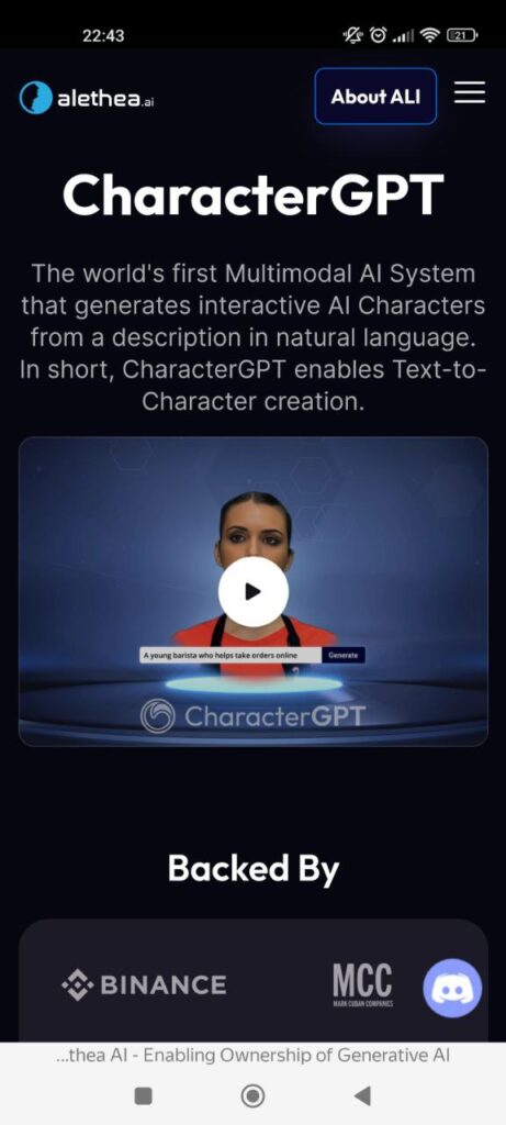 Character GPT Видео