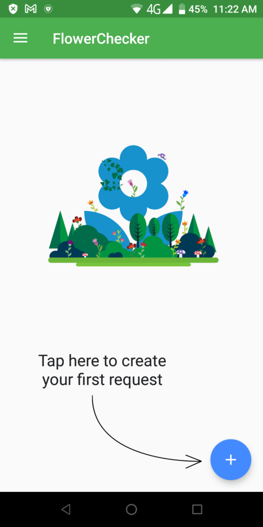 FlowerChecker Create request