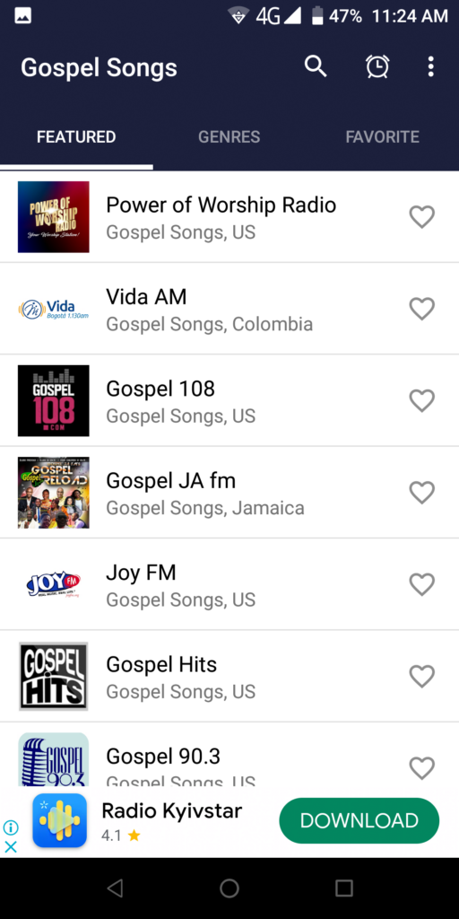 Gospel Songs Stations