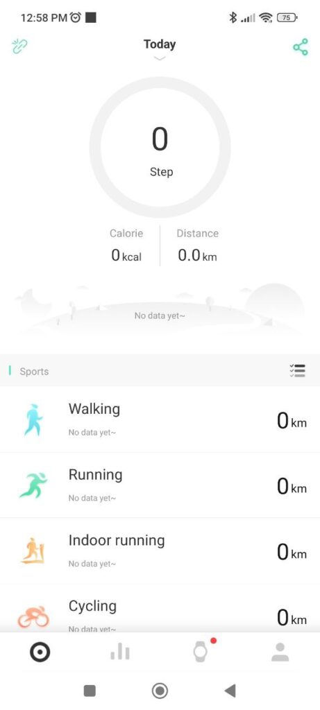 LETSCOM Fitness Tracker Daily workout