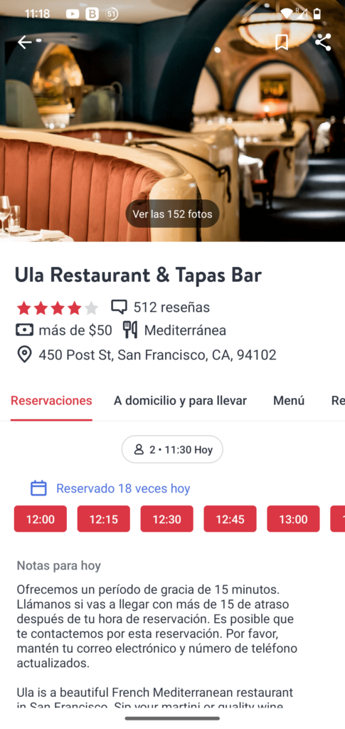 OpenTable Local