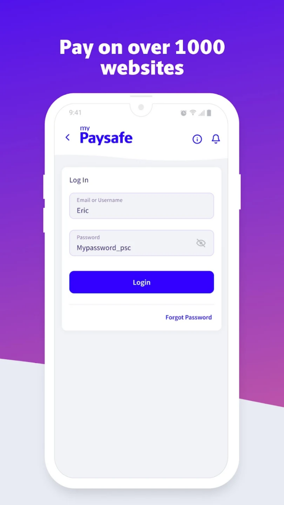 paysafecard Pay on websites