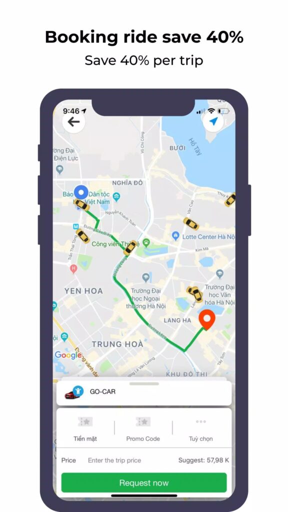 Taxify Driver Map