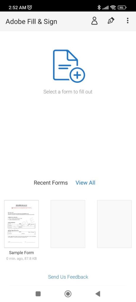 Adobe Fill and Sign Forms