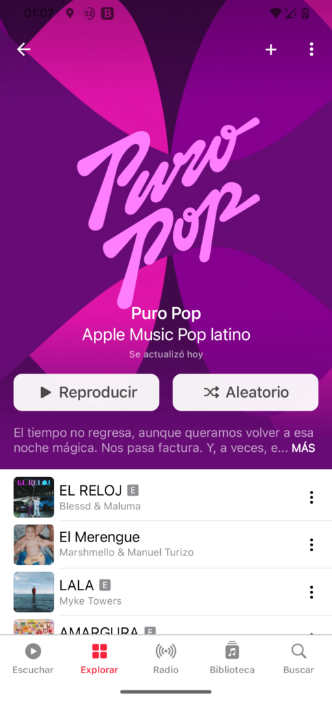 Apple Music Explorar