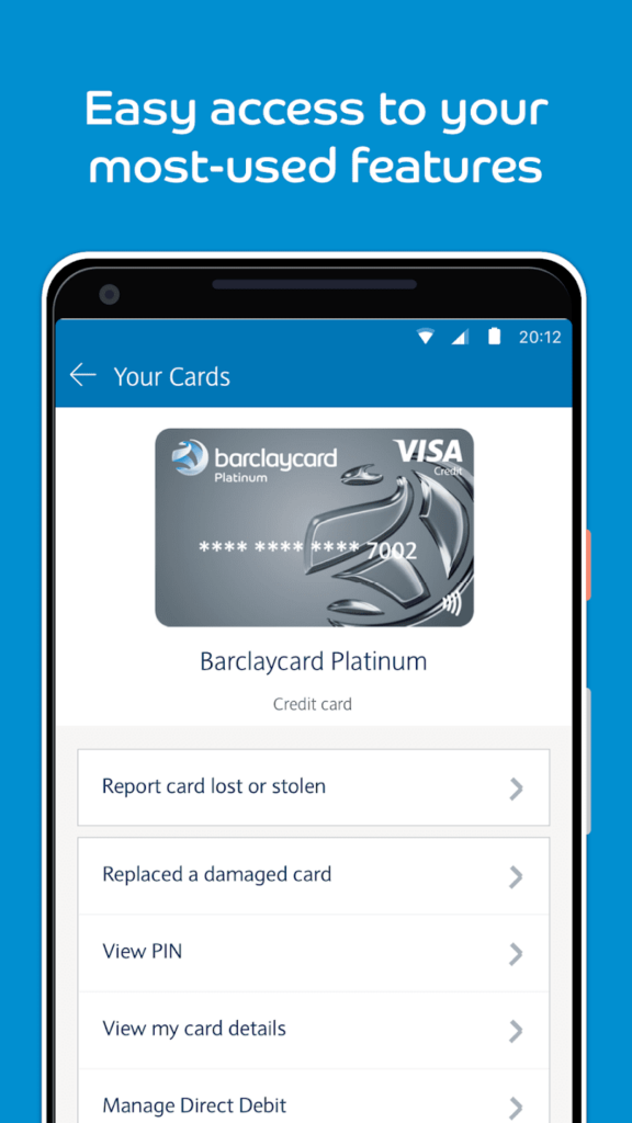 Barclaycard Your cards