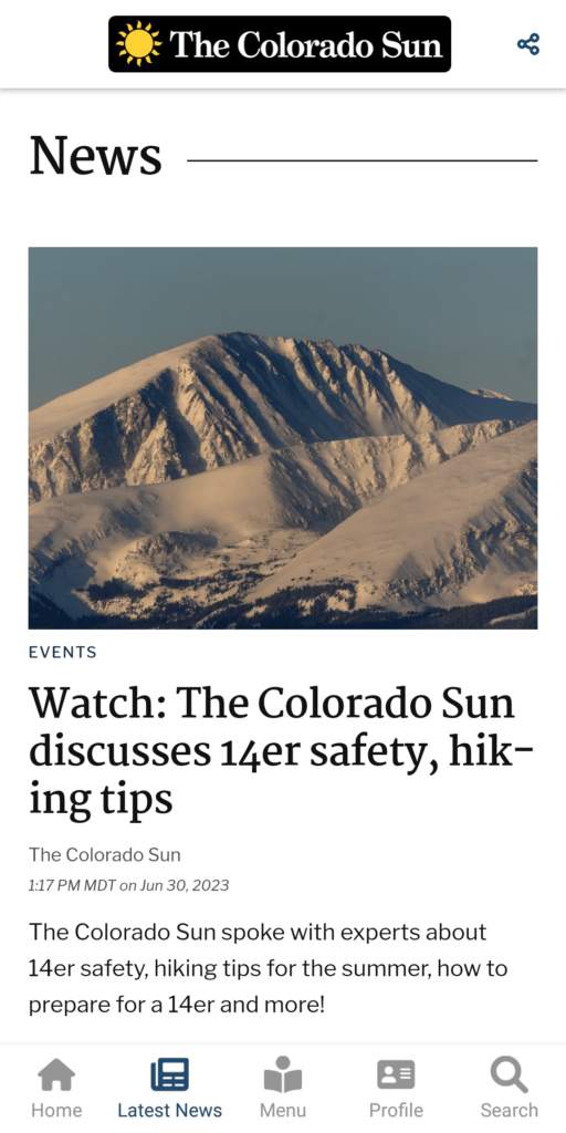Colorado Sun News