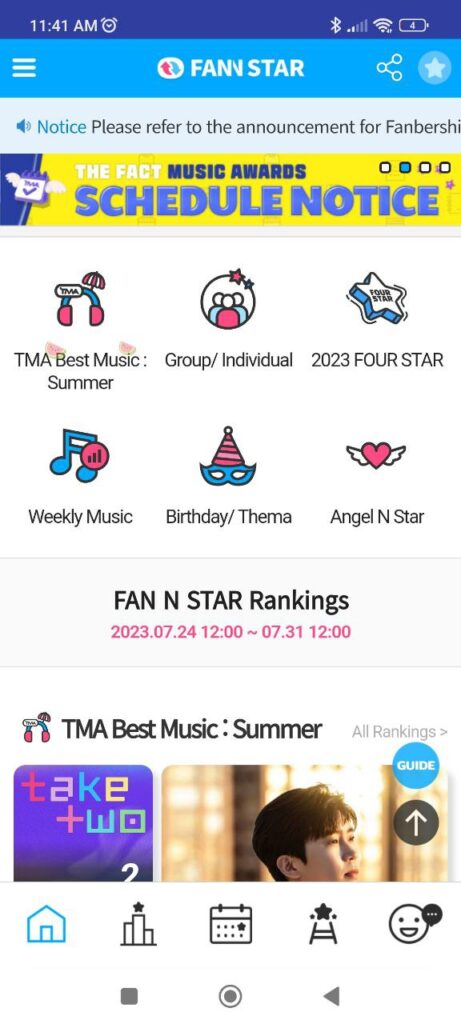 FAN N STAR Homepage