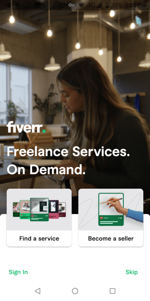 Fiverr Sign in