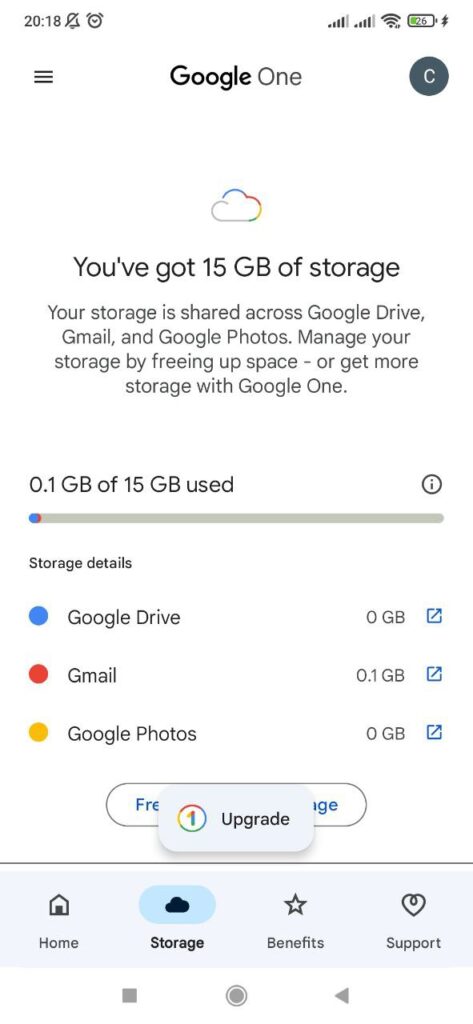 Google One Storage