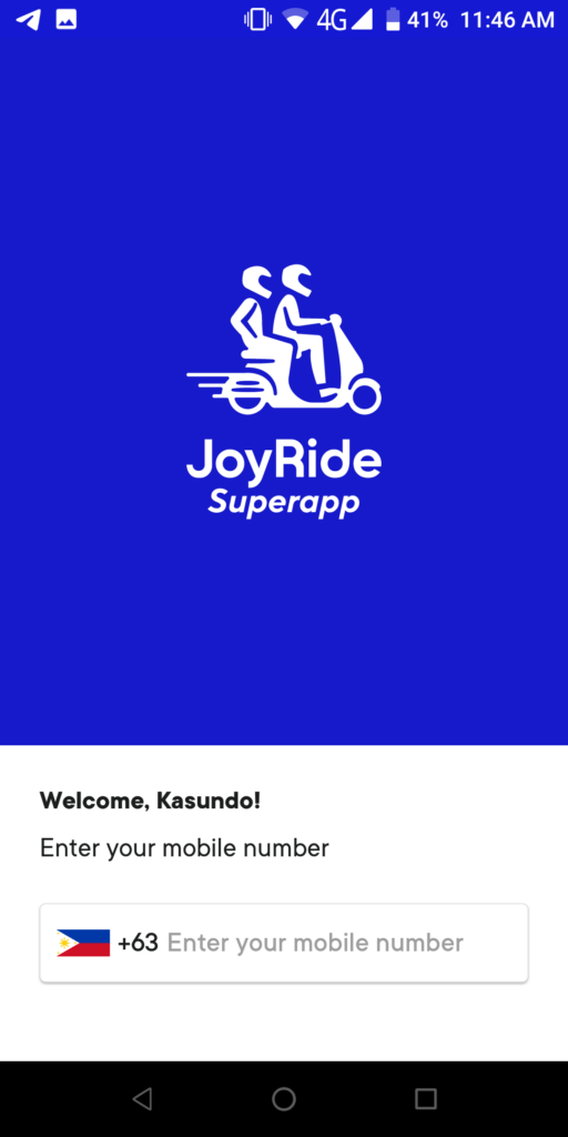 JoyRide Welcome