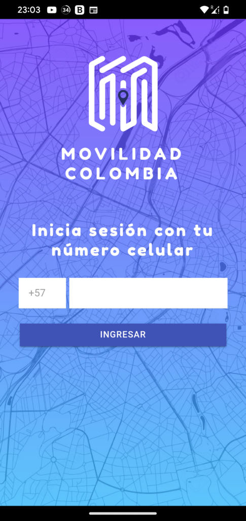 Movilidad Colombia Inicio