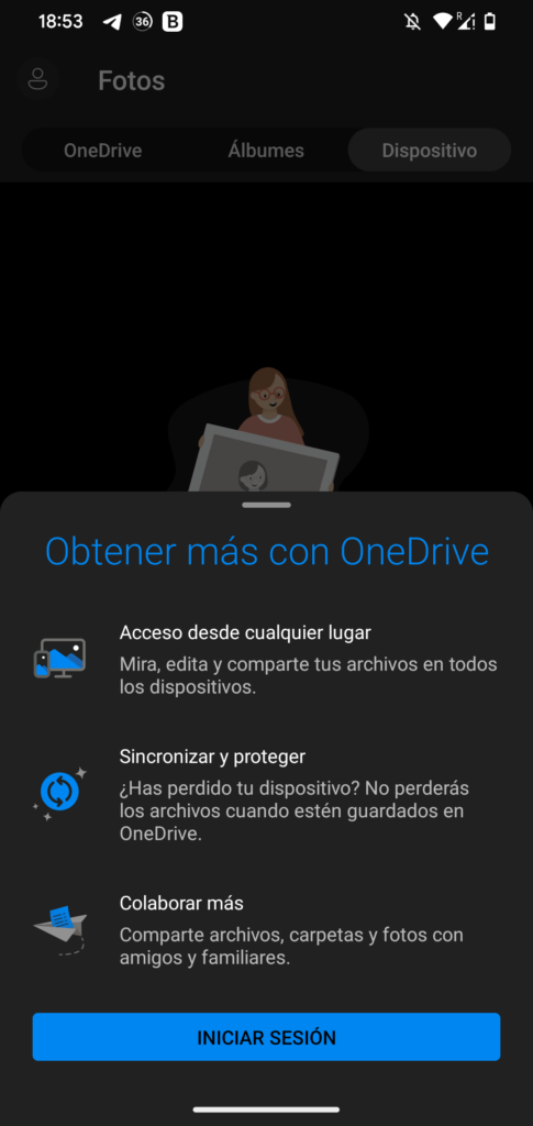 OneDrive Aviso