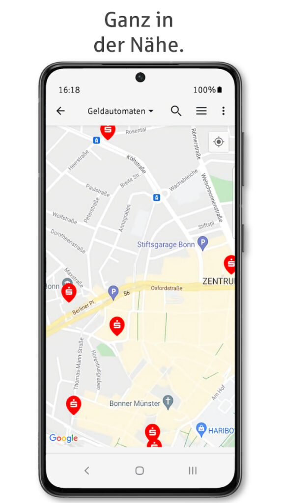 Sparkasse ATMs location