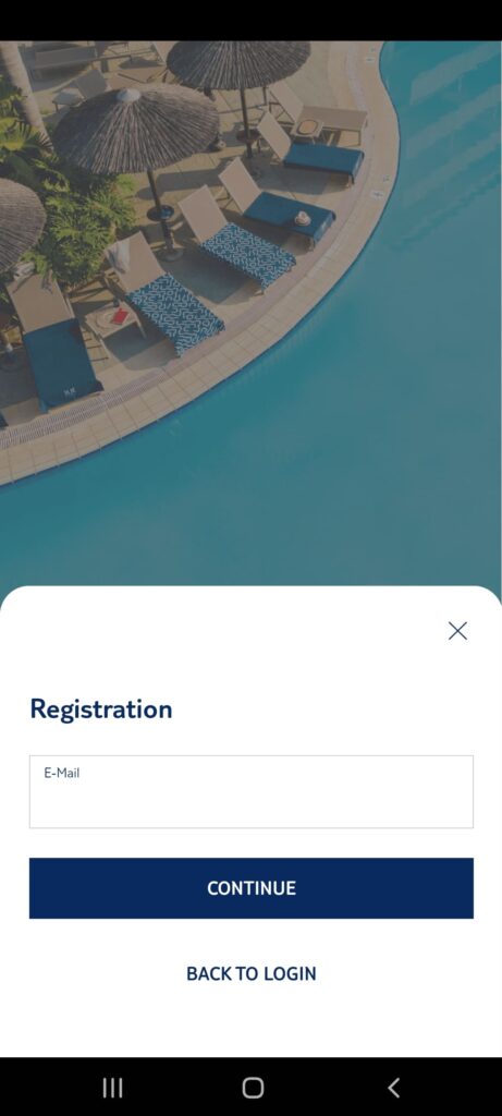 TUI BLUE Registration