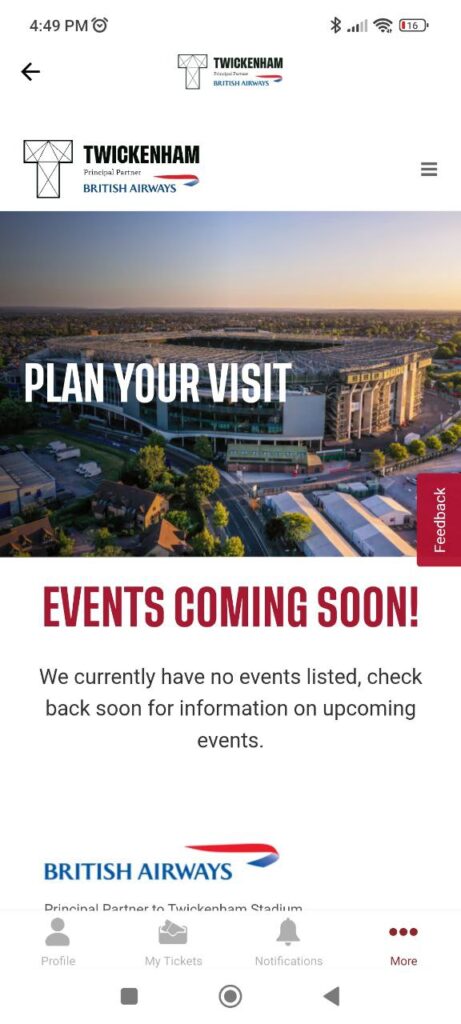 Twickenham Stadium Plan your visit