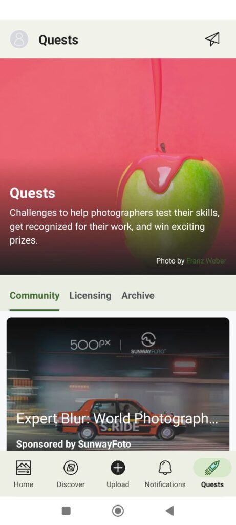 500px Quests