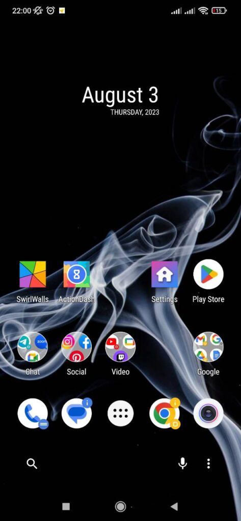Action Launcher Homepage