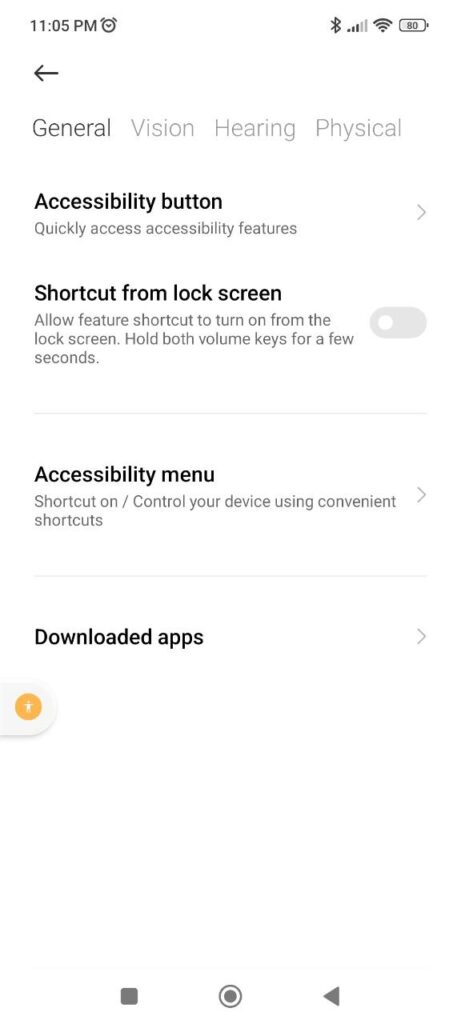 Android Accessibility Suite Settings
