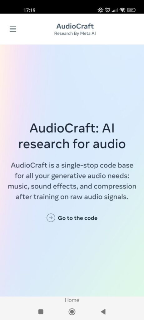 AudioCraft Описание