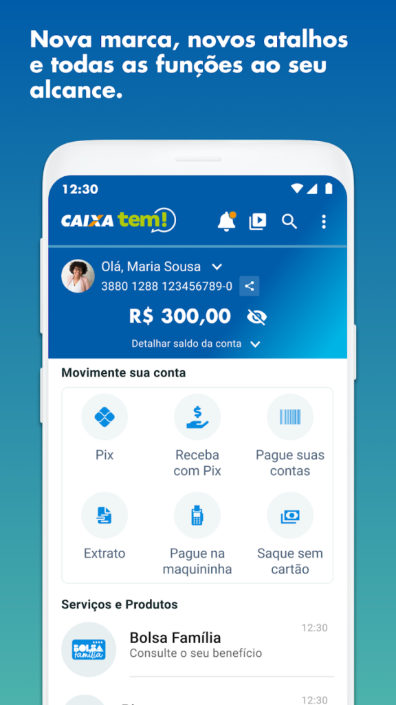 CAIXA Tem Banking services