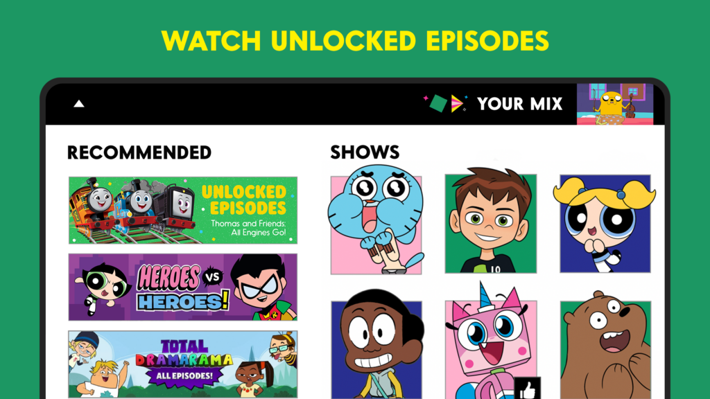 Cartoon Network Unlocked episodes
