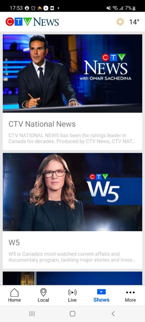 CTV News Shows