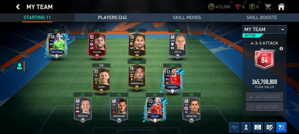 FIFA Mobile My team