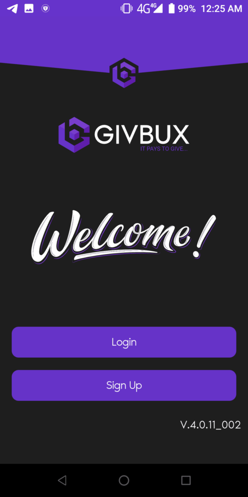 GivBux Welcome