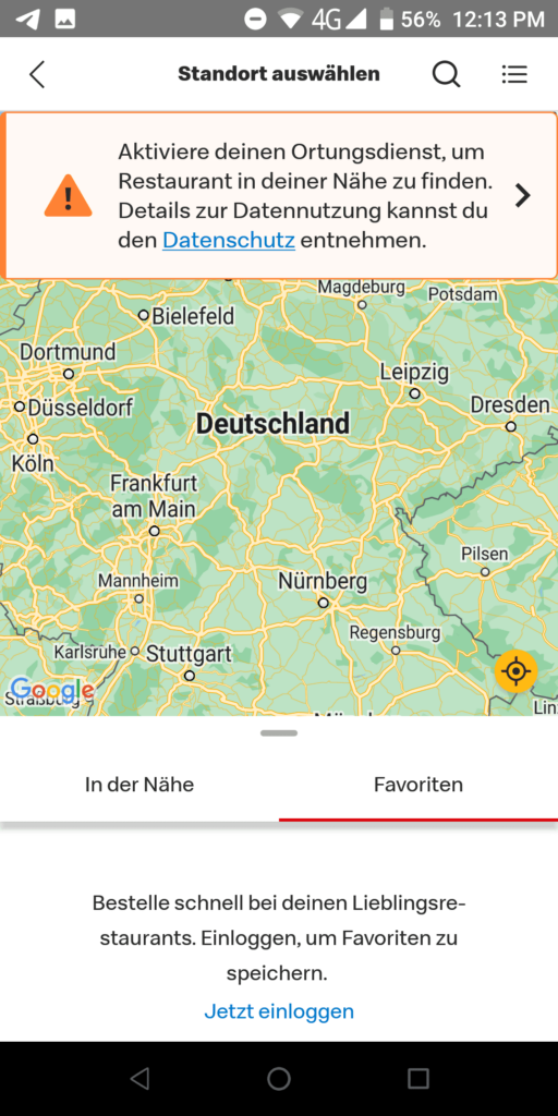 McDonalds Deutschland Karte