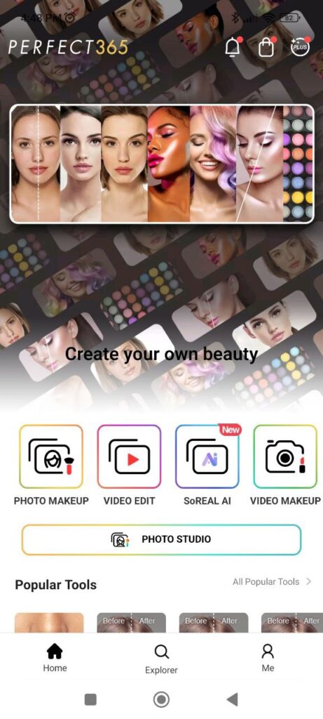 Perfect365 Homepage