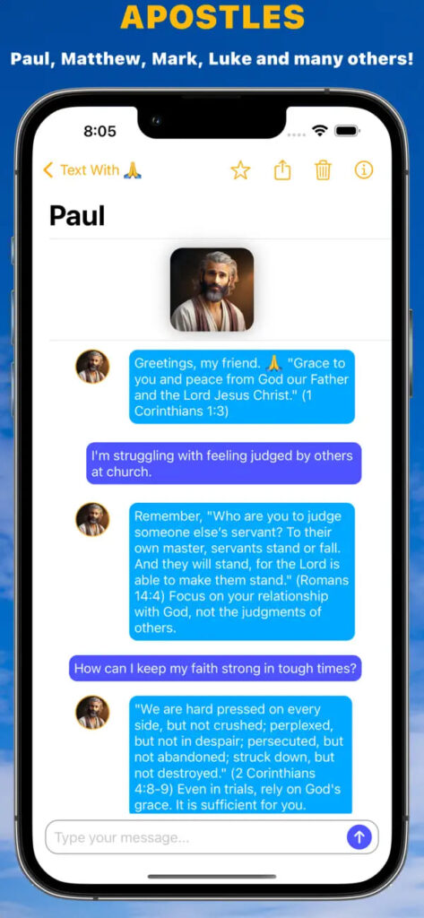 Text With Jesus Paul