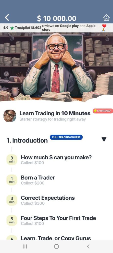 Trading Game Learning