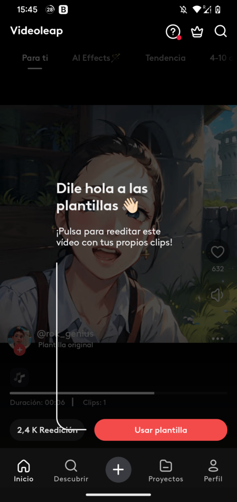 Videoleap Plantillas