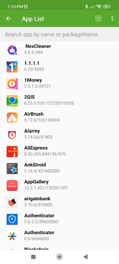 Dev Tools App list