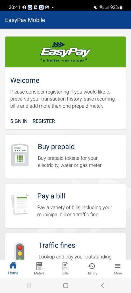 EasyPay Homepage