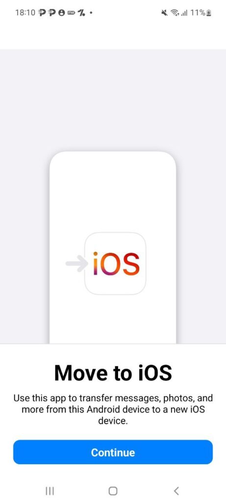 Move to iOS Homepage