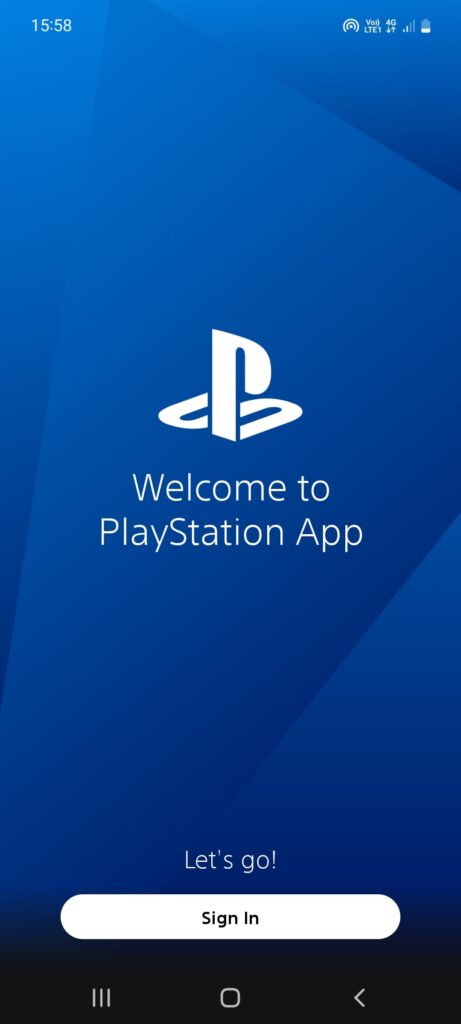 PlayStation Sign in