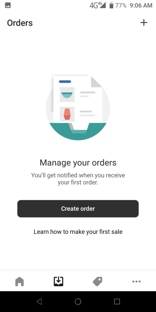 Shopify Create order