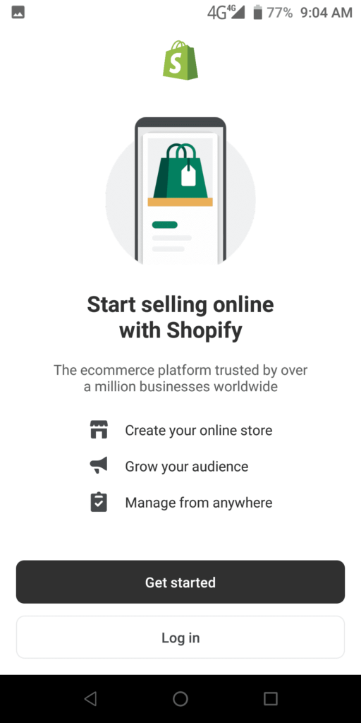 Shopify Get started