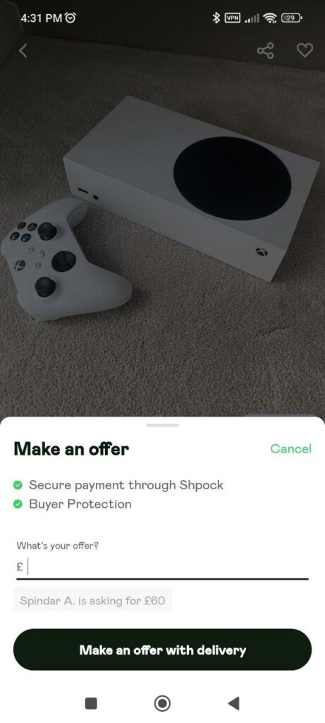 Shpock Offer