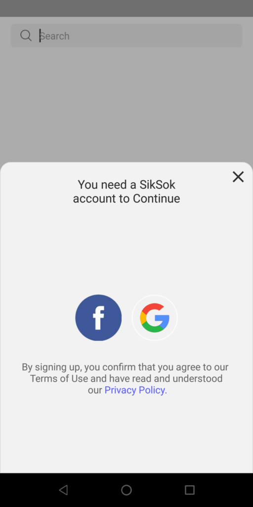 SikSok Account