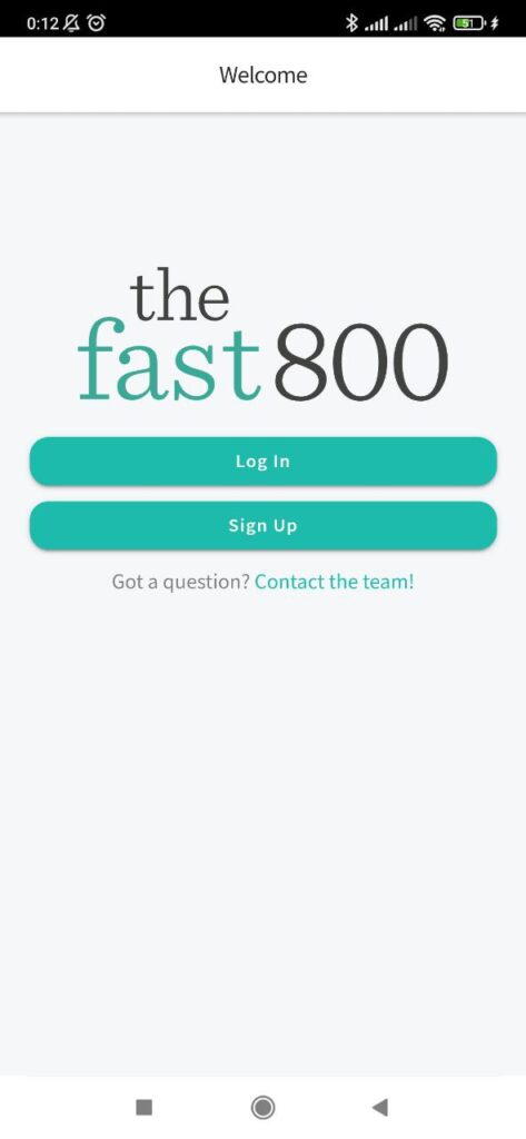 The Fast 800 Log in