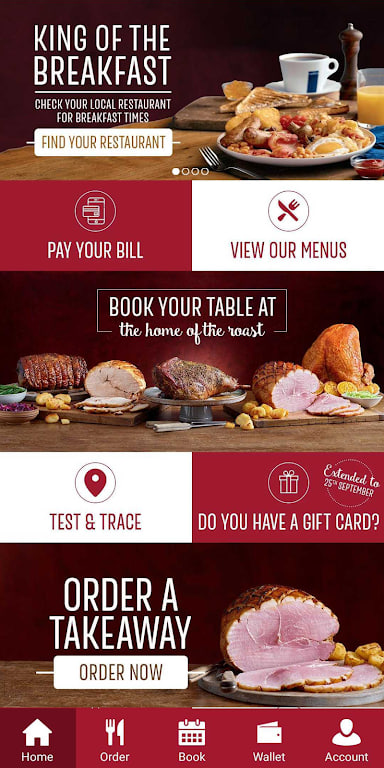 Toby Carvery Homepage
